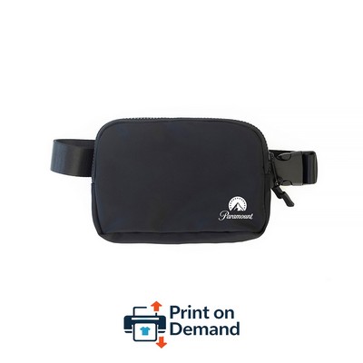 LL Crossbody Belt Bag Fanny Pack With Plastic Zipper (Print On Demand)