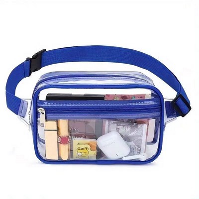 Clear PVC Crossbody Belt Bag