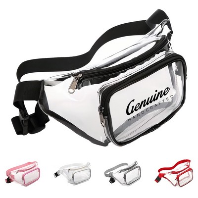 Clear See Through Stadium Fanny Pack