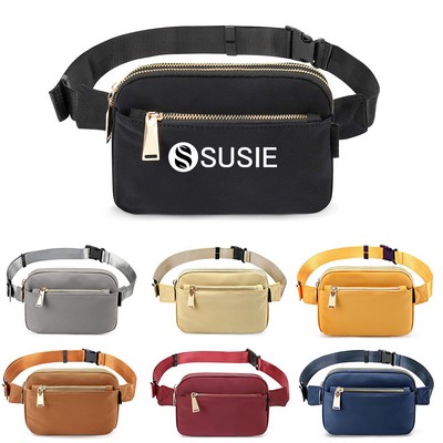 Nylon Crossbody Fanny Packs For Women Men