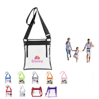 Stadium Approved TPU Clear Crossbody Bag
