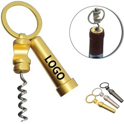 2" 1 Multifunction Bottle And Wine Opener With Key Ring