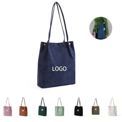Corduroy Tote Bag