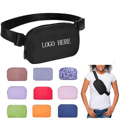 Unisex Nylon Sports Crossbody Waist Bag Fashion Fanny Pack