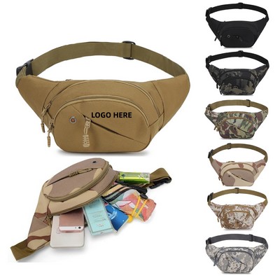 Large Crossbody Fanny Pack with Pockets