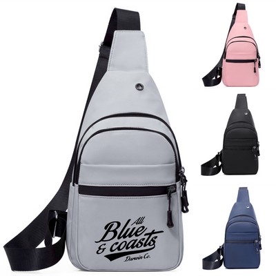 Waterproof Oxford Polyester Crossbody Sling Bag