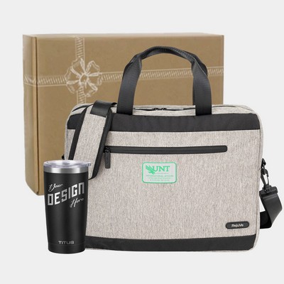 RejuVe® Executive Laptop & TiTUS® Insulated Tumbler Gift Set