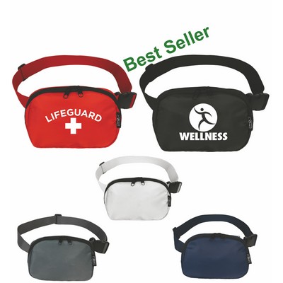 Go Anywhere RPET Belt Bag with Zippered Back Pocket
