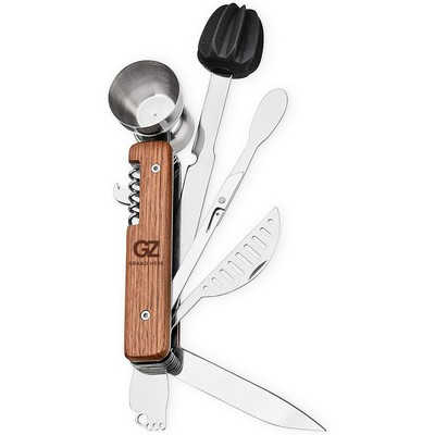All In One Bartender Mixology Cocktail Multi Tool