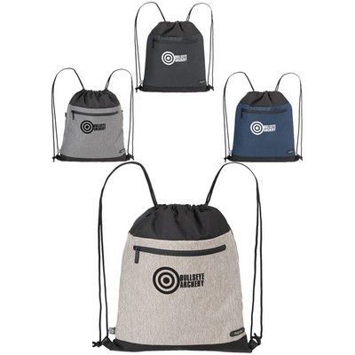 RejuVe MILANO Recycled Heather Drawstring Bag