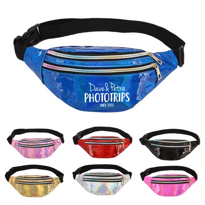 Fashionable Holographic Fanny Pack