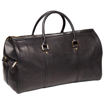 Wanderlust Convertible Leather Garment Duffel Bag
