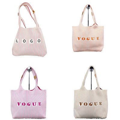 Simple Woven Shoulder Bag