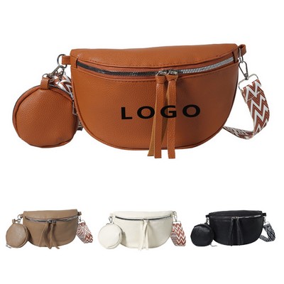 Women PU Leather Fanny Pack