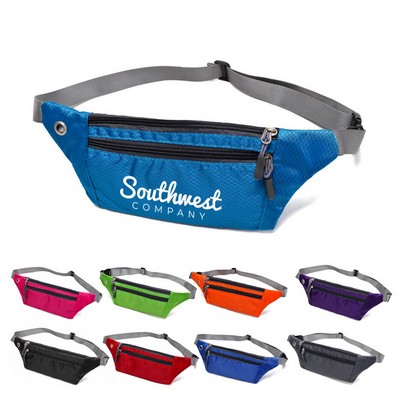 Running Fanny Pack with Headphone Hole