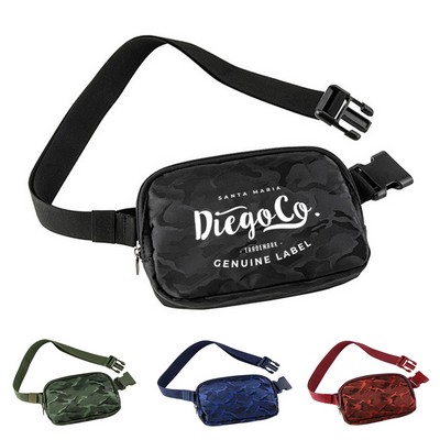 Water-resistant Camouflage Fanny Pack