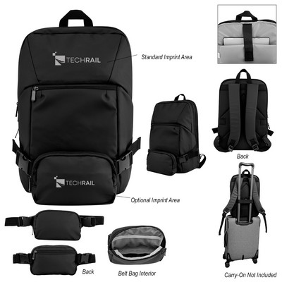 Yosemite Backpack With Removeable Belt Bag